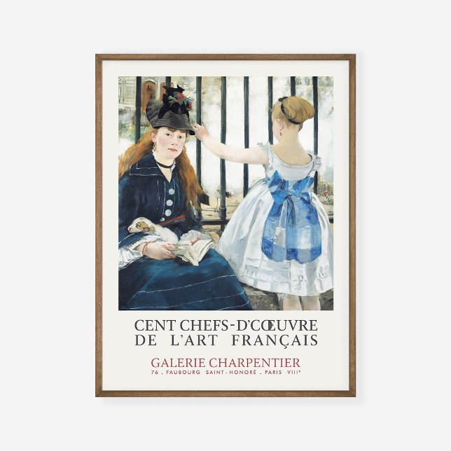 Edouard Manet Railway Gare Saint-Lazare Poster (Von Creator hochgeladen)