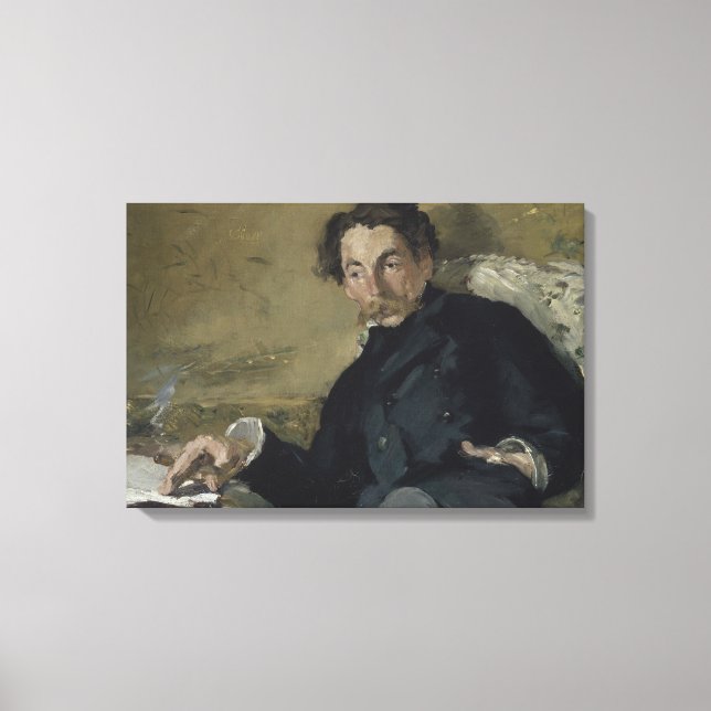 Edouard Manet - Stephane Mallarme Leinwanddruck (Vorderseite)