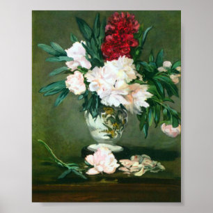 Edouard Manet - Stillleben mit Peonies Poster