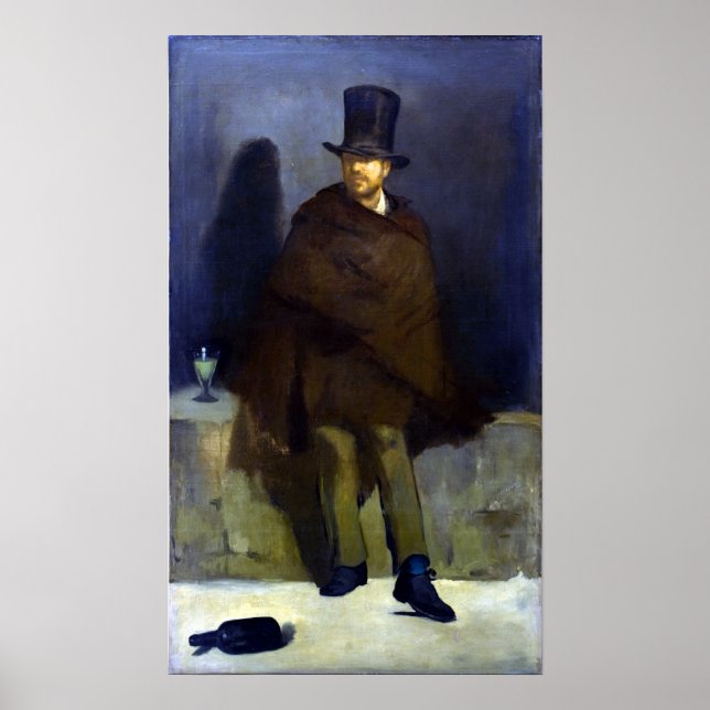 Edouard Manet The Absinthe Drinker Poster (Vorne)