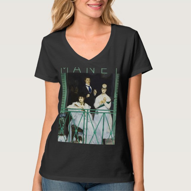 Édouard Manet  The Balcony  for Artists T-Shirt (Vorderseite)