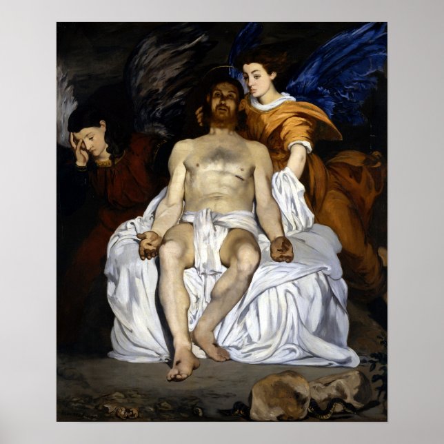 Édouard Manet The Dead Christ with Angels Poster (Vorne)