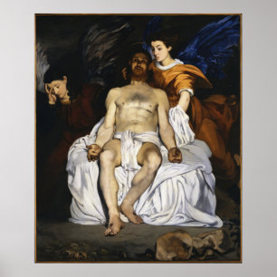 Edouard Manet - Toter Christus mit Engeln - 1864 Poster