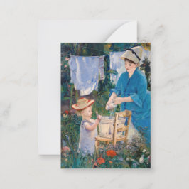 Edouard Manet - Wäsche Mitteilungskarte