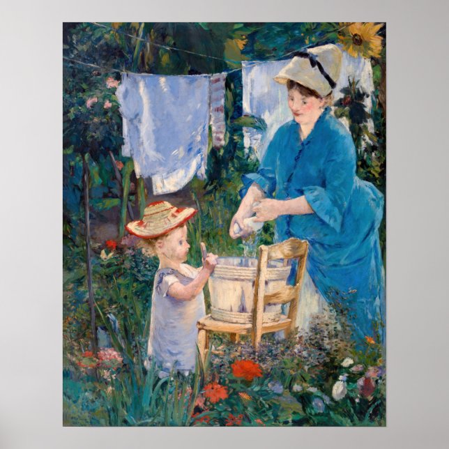 Edouard Manet - Wäsche Poster (Vorne)