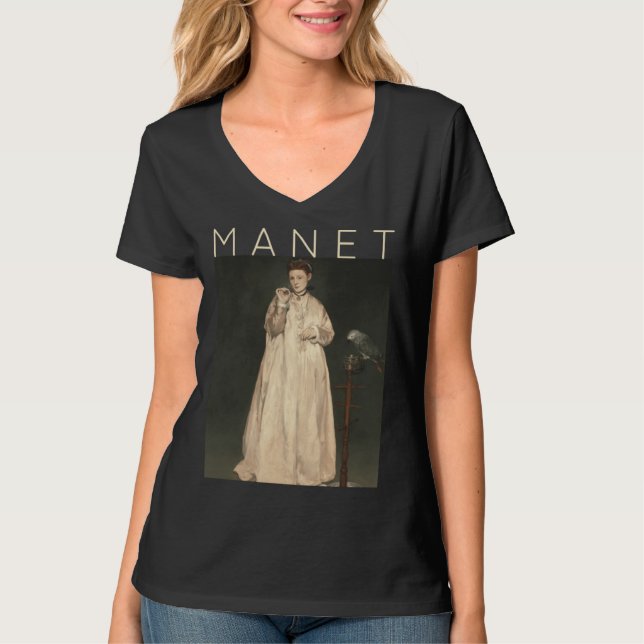 Édouard Manet Young Lady in 1866 for Artists T-Shirt (Vorderseite)