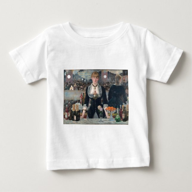 Edouard Manets A-Bar in den Folies-Bergère Baby T-shirt (Vorderseite)