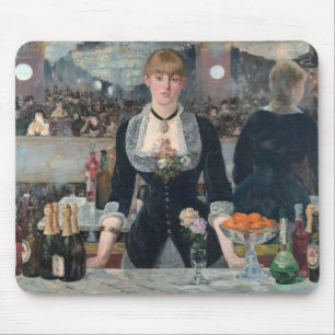 Edouard Manets Eine Bar in den Folies-Bergère Mousepad