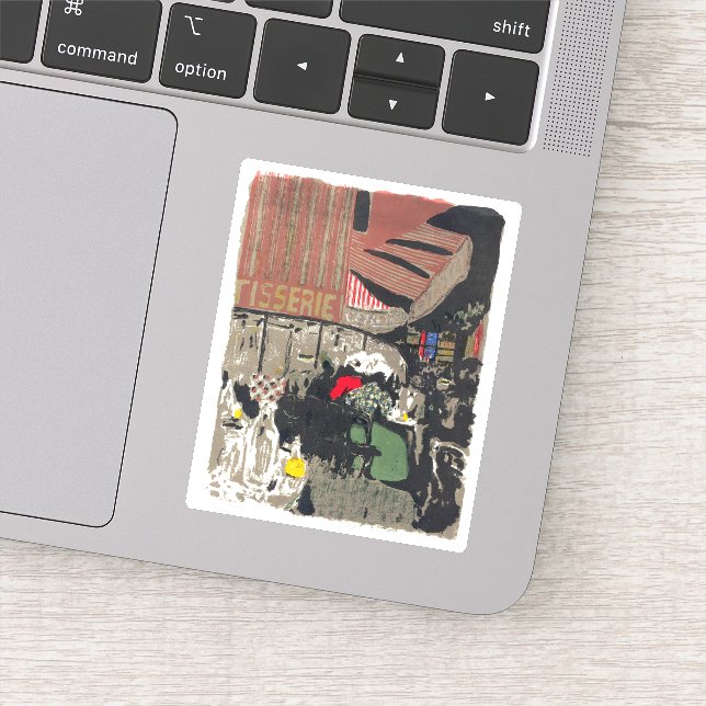 Edouard Vuillard Bäckerei Aufkleber (Detail)