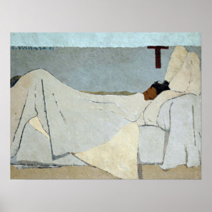 Edouard Vuillard im Bett Poster