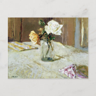 Edouard Vuillard Rose in einer Glasvase Postkarte