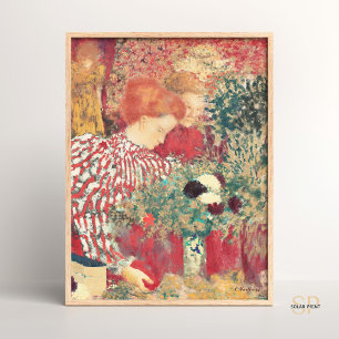 Édouard Vuillard Woman in Strickdress Art Poster
