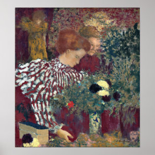 Edouard Vuillard Woman in Strickkleidung Poster