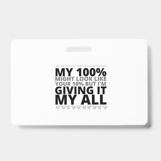 EDS AWARENESS AUSWEIS (Vorderseite)