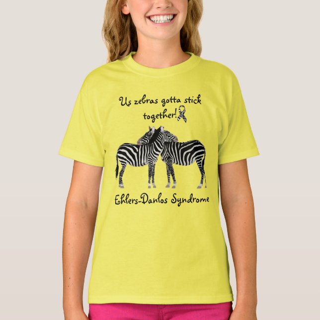 EDS Ehlers-Danlos-Syndrom Unterstützung Sensibilis T-Shirt (Vorderseite)