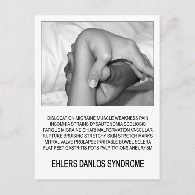 EDS Information Awareness Postcard Postkarte (Vorderseite)