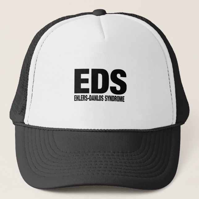 Eds-Schwarzweiss-Hut Truckerkappe (Vorderseite)