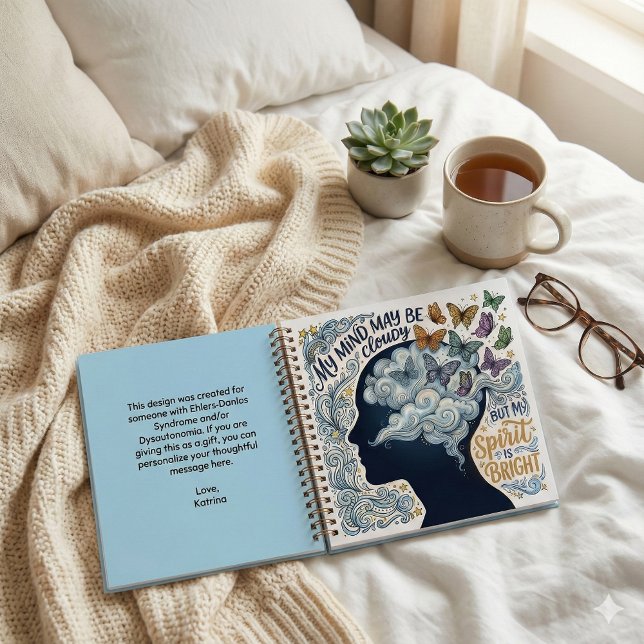 EDS und Dysautonomie Personalisiertes Spiralnotizb Notizbuch (Empower someone special with EDS/POTS with this personalized notebook! )