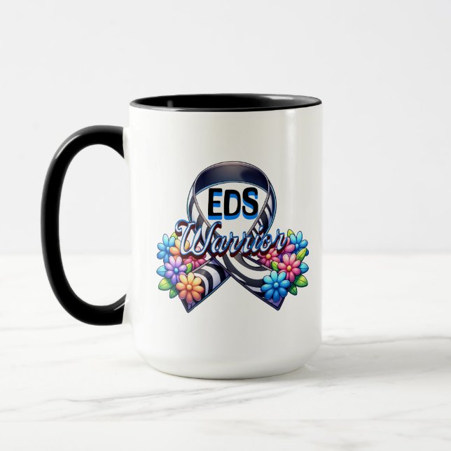 EDS Warrior | Ehlers-Danlos-Syndrom Personalisiert Tasse (Links)