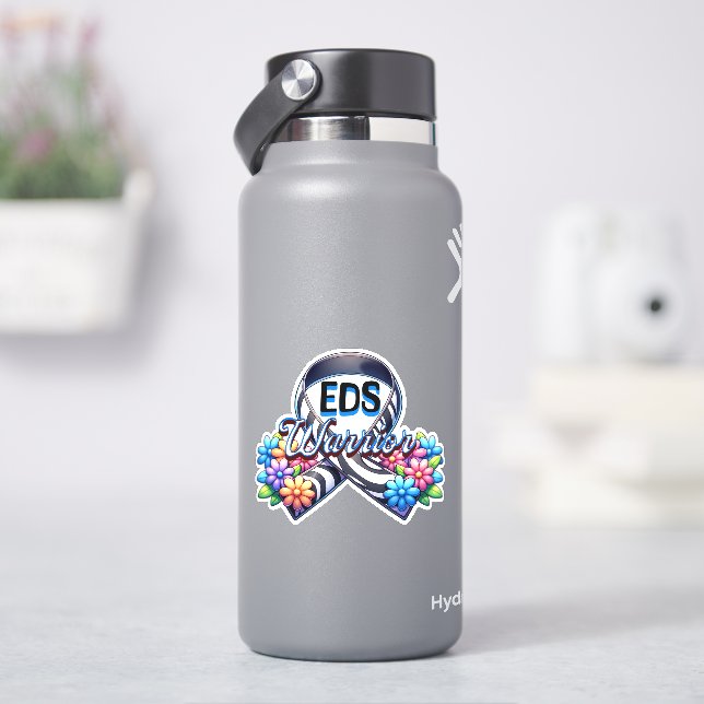 EDS Warrior | Ehlers-Danlos-Syndrom T - Shirt Aufkleber (HydroFlask)