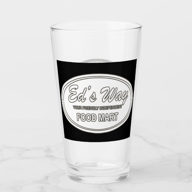 Ed's Way Glass Tumbler (Vorderseite)
