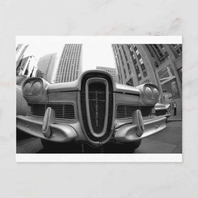 Edsel in NYC Postkarte (Vorderseite)