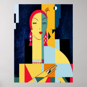 Eduardo G Benito Art Deco Poster