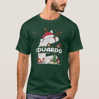 Eduardo Weihnachts-Shirt mit Eduardo Name für lust T-Shirt
