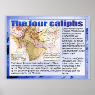 Education, History, Rise of Islam, Four Caliphs Poster
