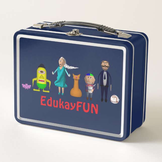 EdukayFUN Lunchbox (Mit Johnny, Papa & mehr) (Vorderseite)