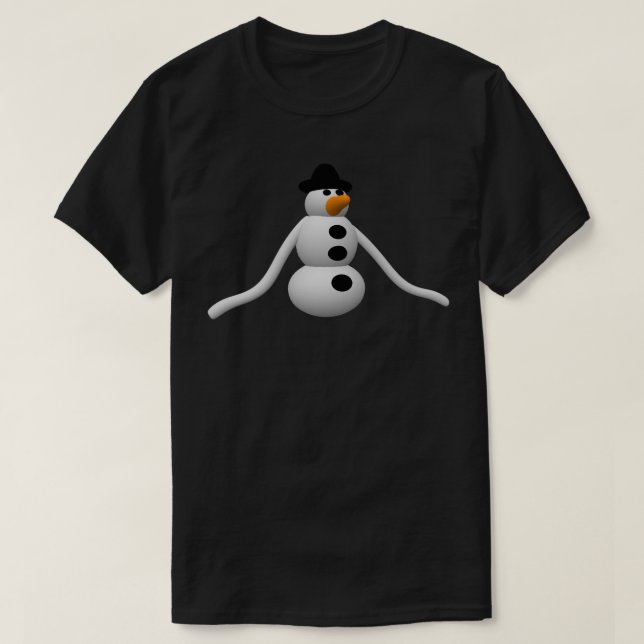 EdukayFUN Schneemann T-Shirt (Design vorne)