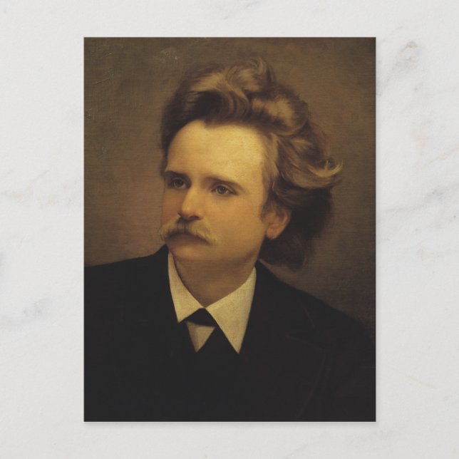 Edvard Hagerup Grieg Postkarte (Vorderseite)