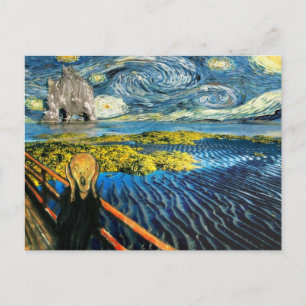 Edvard Meets Vincent Postkarte