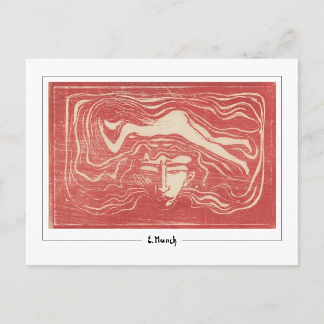 Edvard Munch #258-2 - Kunst Postkarte (Vorderseite)