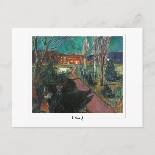 Edvard Munch #621-2 - Kunst Postkarte (Vorderseite)