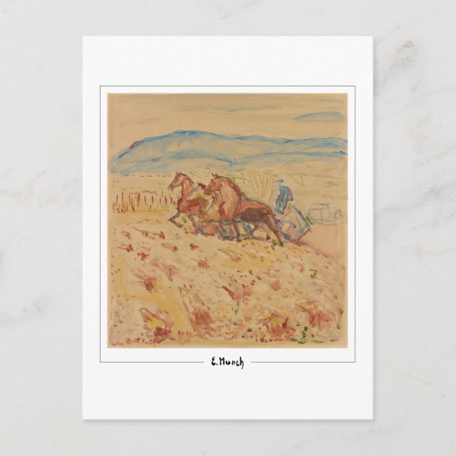 Edvard Munch #648-2 - Kunst Postkarte (Vorderseite)