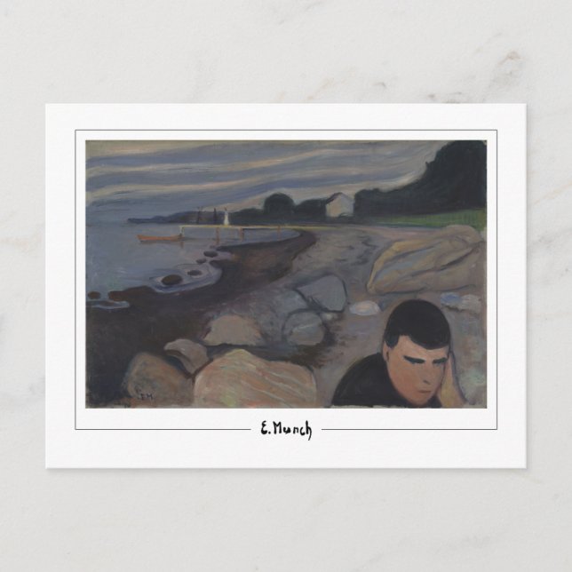 Edvard Munch #767-3 - Kunst Postkarte (Vorderseite)