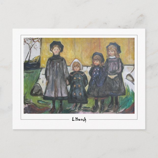 Edvard Munch #786 - Kunst Postkarte (Vorderseite)