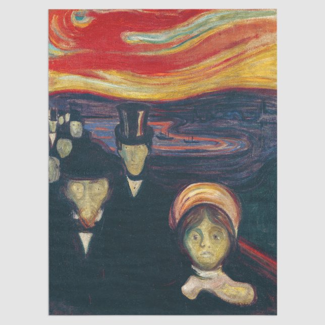 Edvard Munch - Angst Seidenpapier (Von Creator hochgeladen)