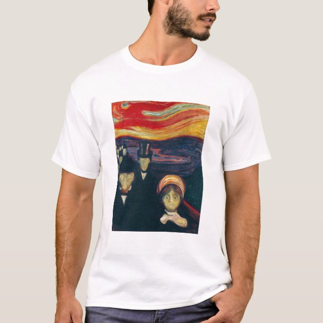 Edvard Munch - Angst T-Shirt (Vorderseite)