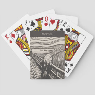 Edvard Munch Art Spielkarten