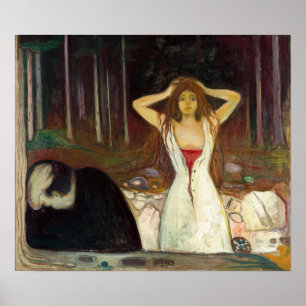 Edvard Munch - Ashes Poster