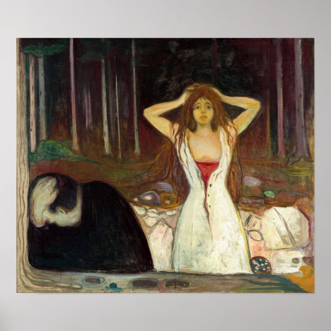 Edvard Munch - Ashes Poster (Vorne)
