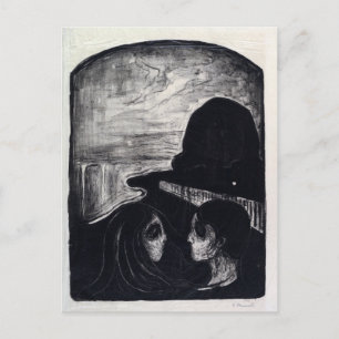 Edvard Munch Attraction I Postkarte
