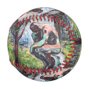 Edvard Munch - Der Denker von Rodin Baseball