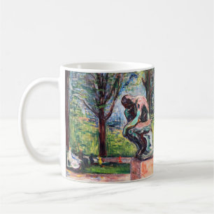 Edvard Munch - Der Denker von Rodin Kaffeetasse