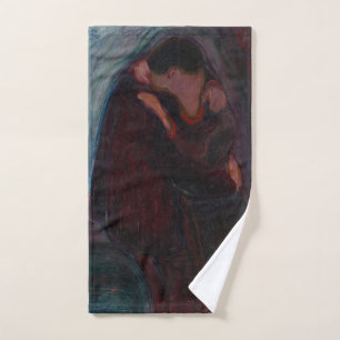Edvard Munch - Der Kuss Badhandtuch Set