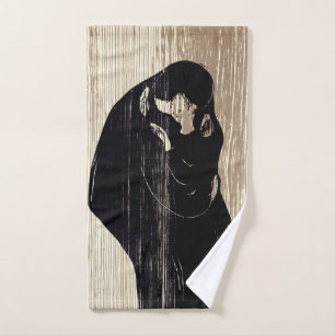 Edvard Munch - Der Kuss IV Badhandtuch Set