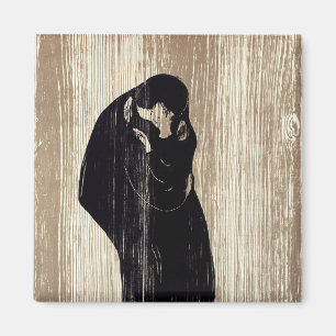 Edvard Munch - Der Kuss IV Magnet
