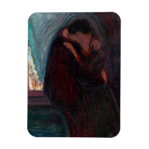 Edvard Munch - Der Kuss Magnet